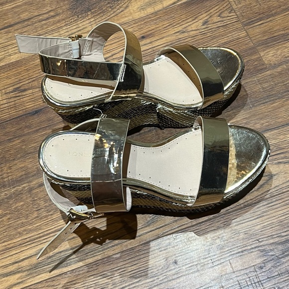 London Rag Wedge Sandals Size 8.5 - Picture 2 of 9